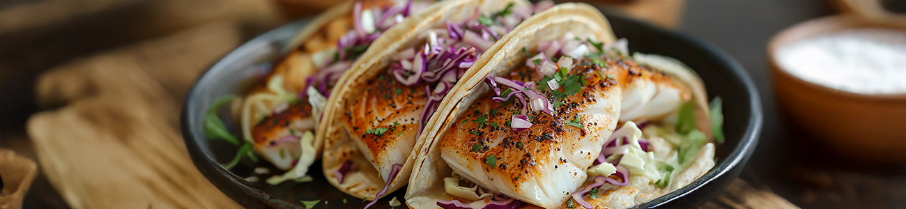 Fish Tacos - Fresh Grilled Grouper Tacos
