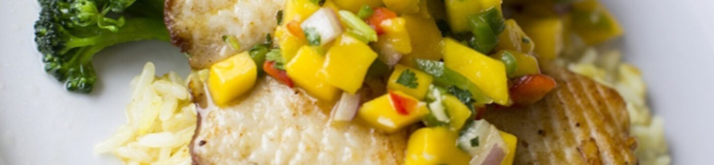 Grilled Tilapia with Pineapple Salsa