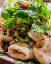 Fresh Thai-style Squid Salad