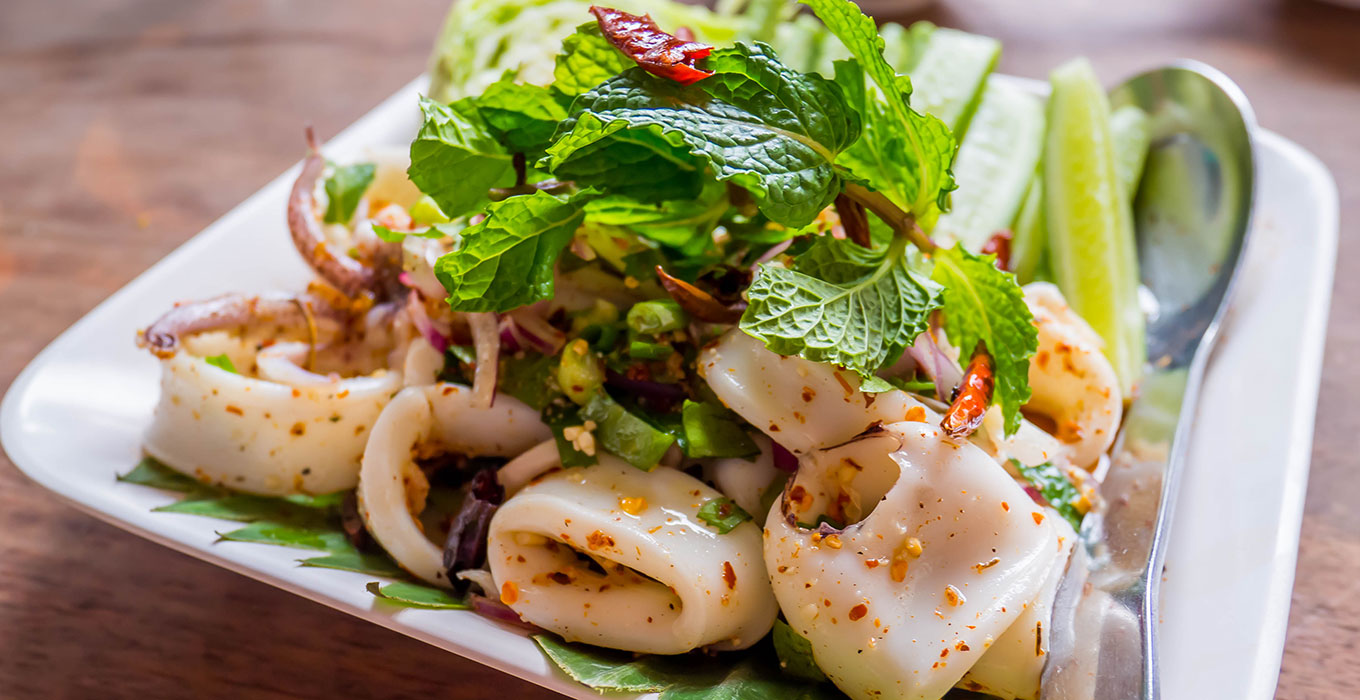 Thai-Style Squid Salad & Appetizer