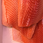 salmon at fish market