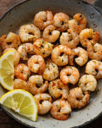 One pot shrimp scampi