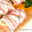 delicious bacon wrapped salmon
