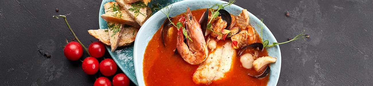 Mixed Seafood In Tomato Sauce - Fine Quality Seafood