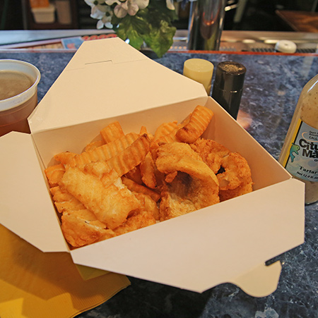 fish and chips at our fresh fish restaurant in ct