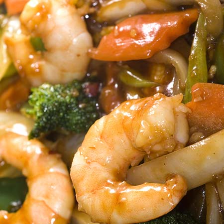 Garllic Shrimp with vegetables