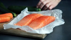 fresh salmon seafood - CT
