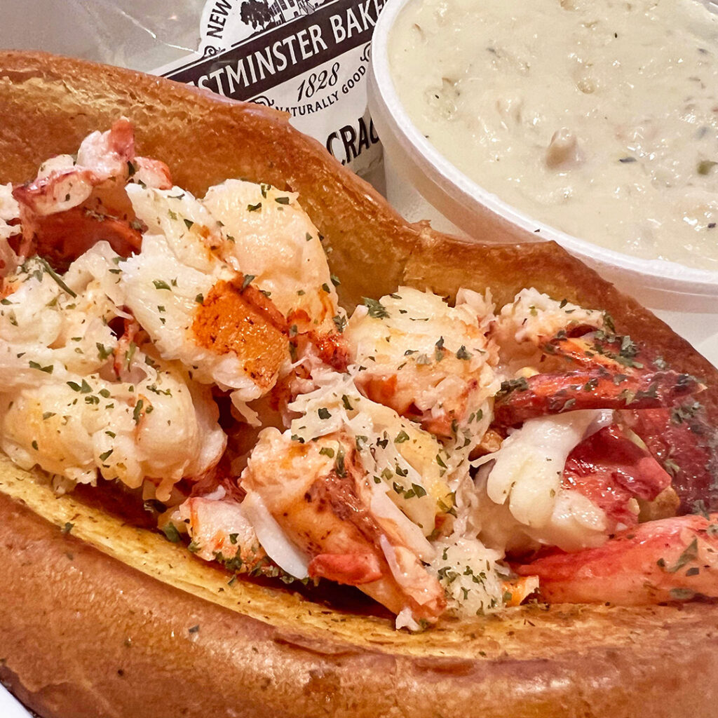 Hot lobster rolls available in Norwalk & New Haven