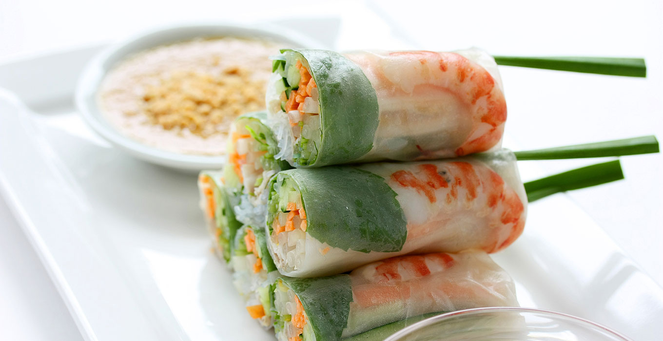 Fresh Shrimp Spring Roll Recipe | City Fish Market | CT
