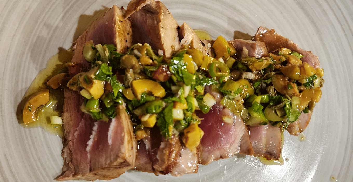 Grilled Tuna Steaks with Caper Sauce - City Fish Market