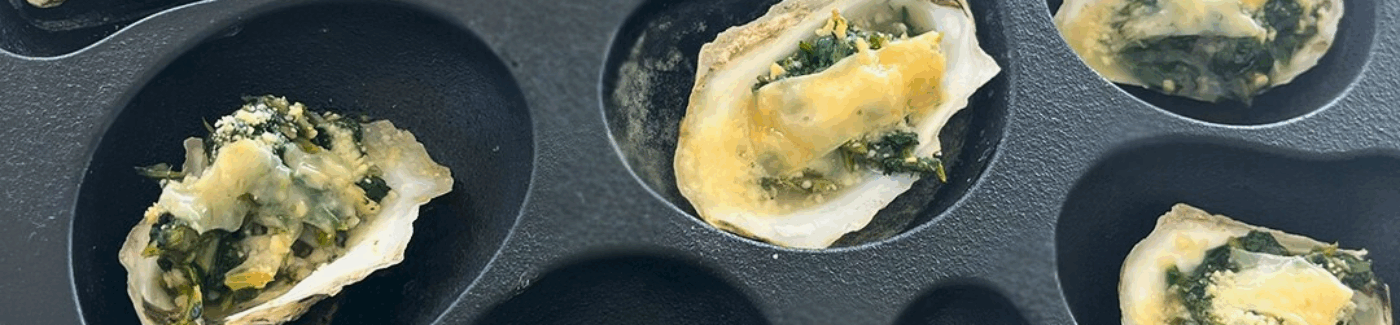 Homemade Oysters Rockefeller recipe in Wethersfield, CT and Glastonbury, CT.