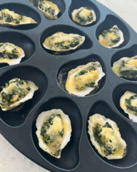Homemade Oysters Rockefeller recipe in Wethersfield, CT and Glastonbury, CT.