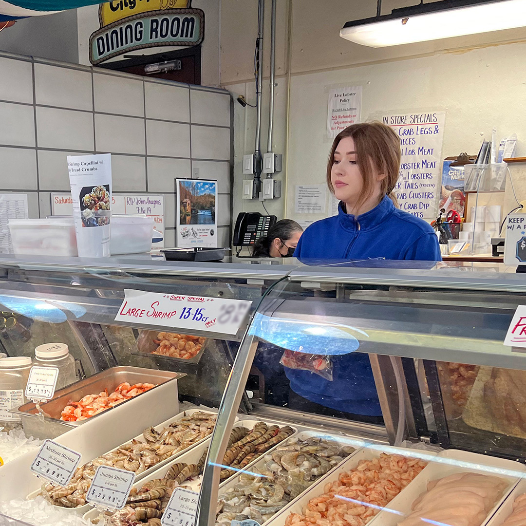 Fresh shrimp and seafood in Wethersfield, CT and Rocky Hill, CT.