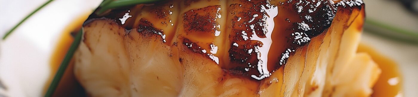 Miso and Soy Glazed Sea Bass in Wethersfield, CT and New Britain, CT.