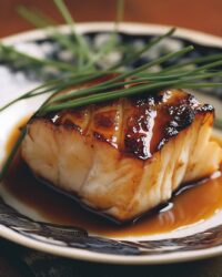 Miso and Soy Glazed Sea Bass in Wethersfield, CT and New Britain, CT.