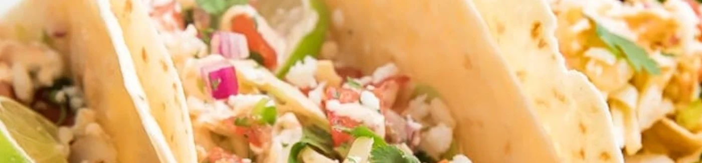 Crispy Halibut Tacos with Chipotle Slaw