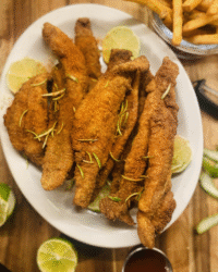 🍋 Southern Fried Catfish with Cornmeal Crust
