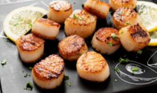 Seared Sea Scallops with Brown Butter, Lemon & Crispy Capers