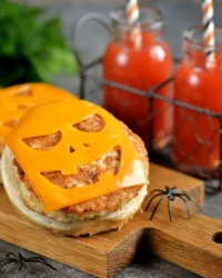Jack O Latern Steelhead Burgers